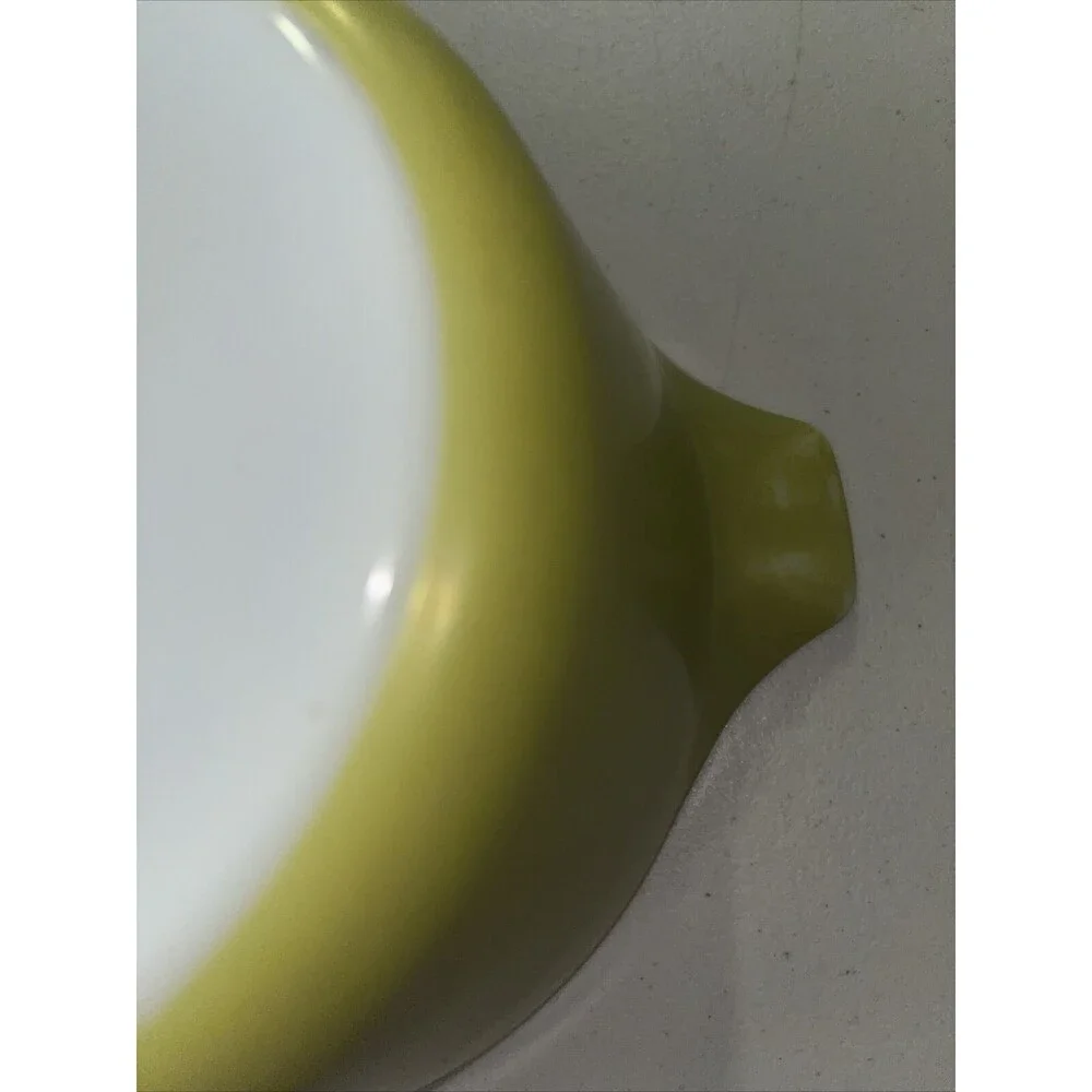 Pyrex Harvest Wheat Orange Gold & Avocado￼Bowl Casserole Dish Handles USA  Set 2